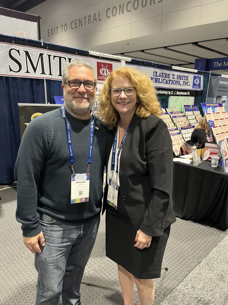 With Susan Smith at Midwest Clinic in 2024