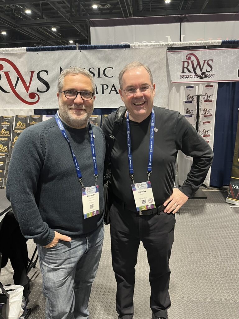 With Tim Loest at Midwest Clinic in 2024