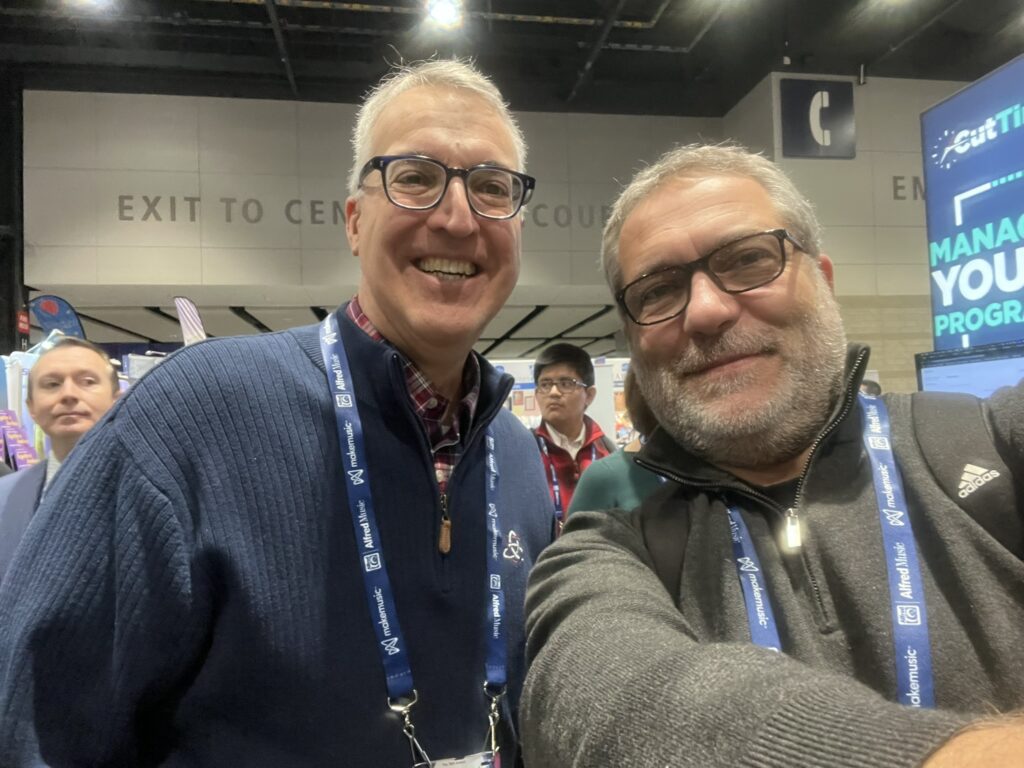 With Scott Watson at Midwest Clinic in 2024