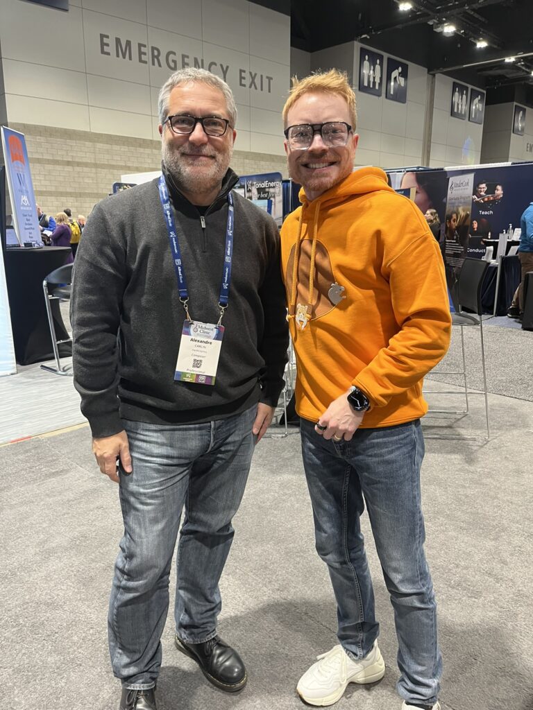 With John Mackey at Midwest Clinic in 2024