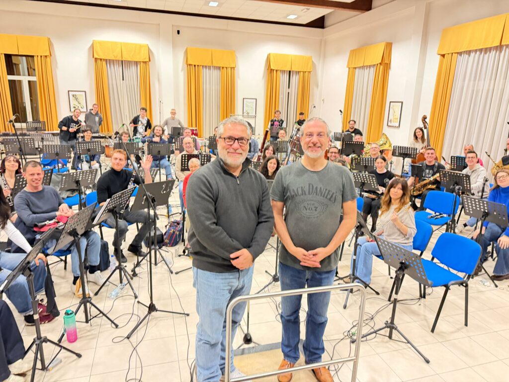 Recording in Italy with Maestro Denis Salvini
